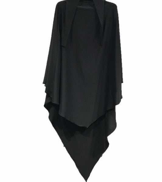 Black Khimar Maxi